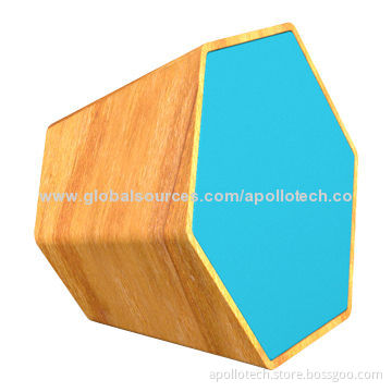 Music, Wooden Bluetooth Speaker, Wooden Material, 5V DC, 500mA Input, Measures 70 x 70 x 50mm